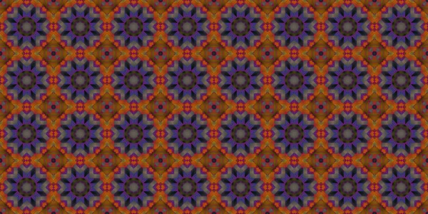 Wonderful Seamless Pattern Beautiful Woven Pattern Texture Kaleidoscope Banner — Stok fotoğraf