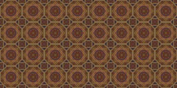 Wonderful Seamless Pattern Beautiful Woven Pattern Texture Kaleidoscope Banner — Zdjęcie stockowe