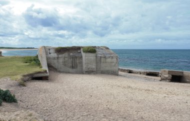 Alman İkinci Dünya Savaşı'ndan itibaren Normandiya sığınakta