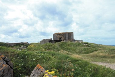 Alman İkinci Dünya Savaşı'ndan itibaren Normandiya sığınakta