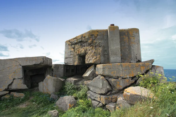 German bunker in Normandy from the Second World War — Stock Photo, Image