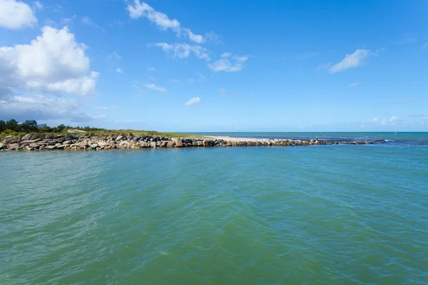 Courseulles sur mer beach in summer — Stock Photo, Image