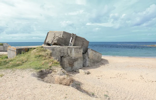 Alman İkinci Dünya Savaşı'ndan itibaren Normandiya sığınakta