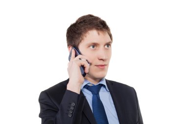 genç işadamı ile smartphone