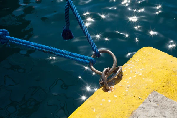 Ring docking en afmeren — Stockfoto