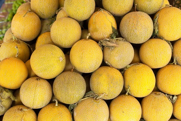 Display of melon market — Stock Photo, Image