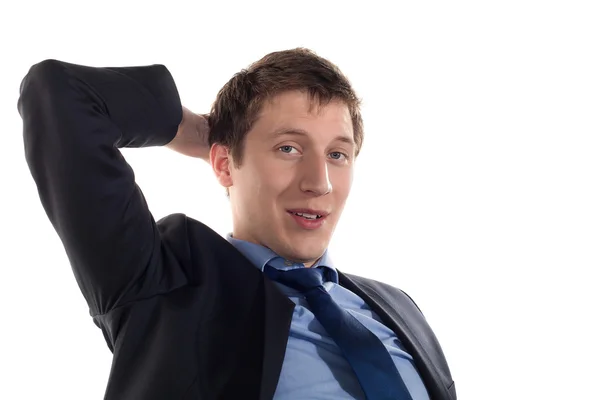 Portrait of a young stylish businessman — Stock Photo, Image