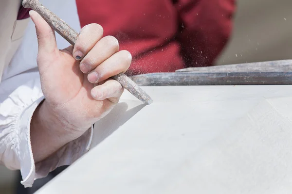 Stone sculptor — Stock Photo, Image