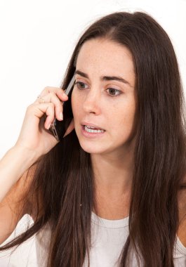 Telefonu olan kadın.