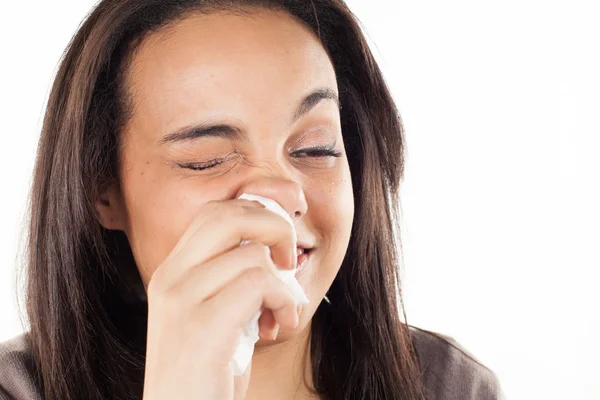 Unhappy woman crying — Stock Photo, Image