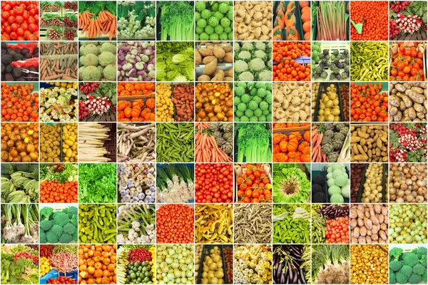 Collage de verduras —  Fotos de Stock