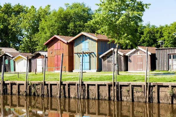 Maisons en bois colorées — Photo