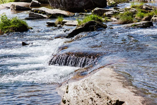 View Tvindefossen Tvinnefossen Waterfall Voss Norway — Stockfoto