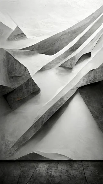 Абстрактна Ілюстрація Ілюзія Натурального Каменю Металу Художня Галерея Стін — стокове фото