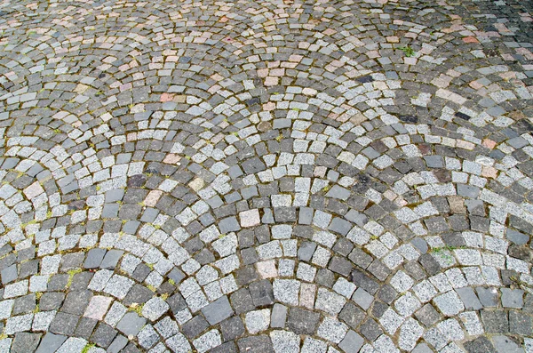 Cobbledd road as background — Stock Photo, Image