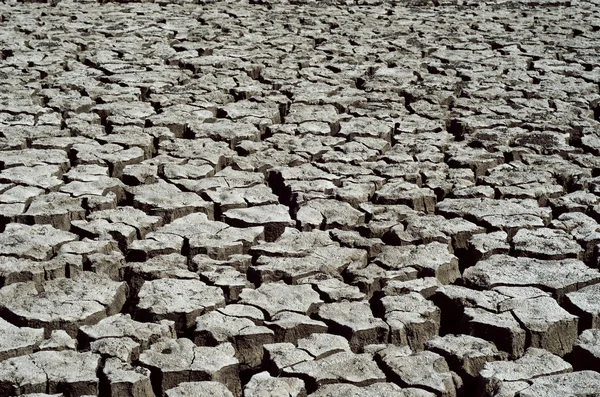 Tierra agrietada como fondo texturizado — Foto de Stock