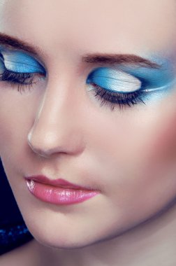 gözleri makeup.make up.eyes gölgeler. moda sanat fotoğraf