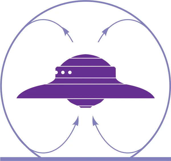 UFO veld — Stockvector