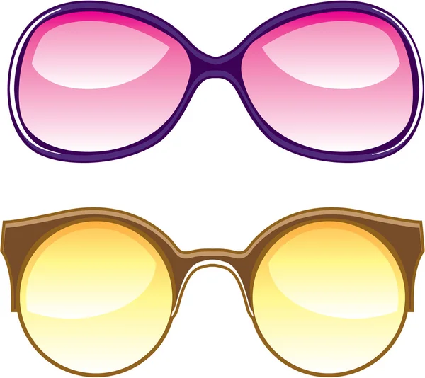 Fashion sunglasses Y — Stock Vector
