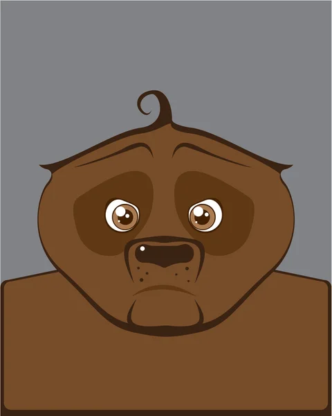 Brown Bear vector — Stock Vector