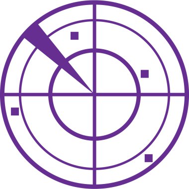 Radar vektör simpl