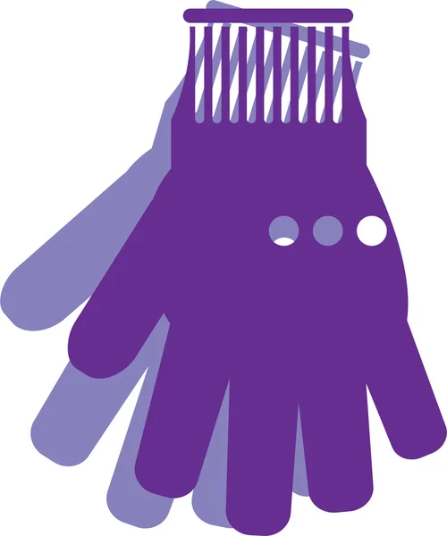 Shower glove vector — Stock Vector