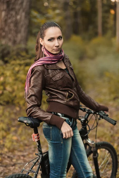 Early autumn portrait of girl — Stock Photo, Image