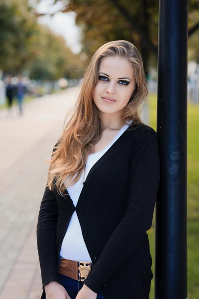 Young girl in park Stock Picture