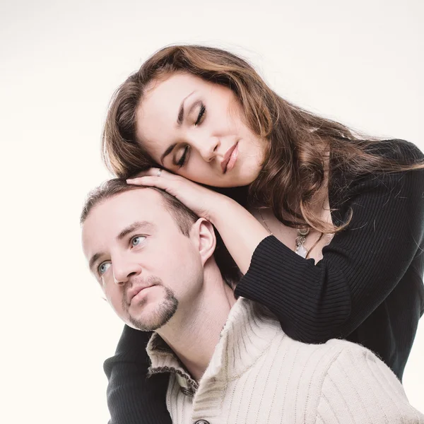 Couple in casual cloth — Stock Photo, Image