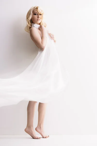 Smyslná blondýna — Stock fotografie