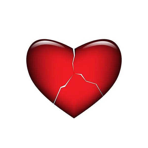 Coeur brisé — Image vectorielle