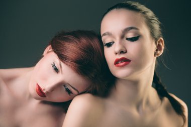 şehvetli çift portre