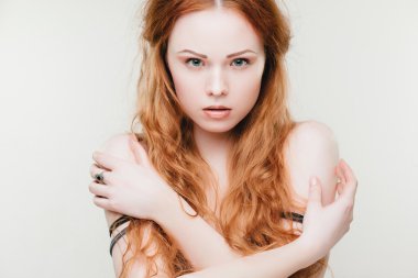 şehvetli redhead kız