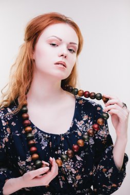 şehvetli redhead kız