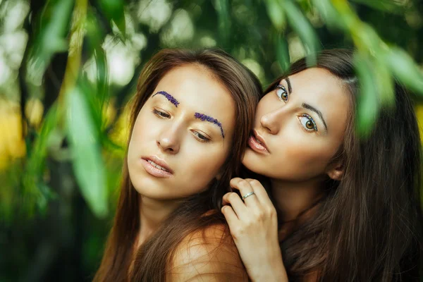 Double portrait — Stock Photo, Image