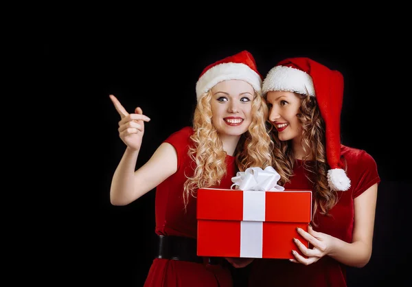 Santa ragazze — Foto Stock