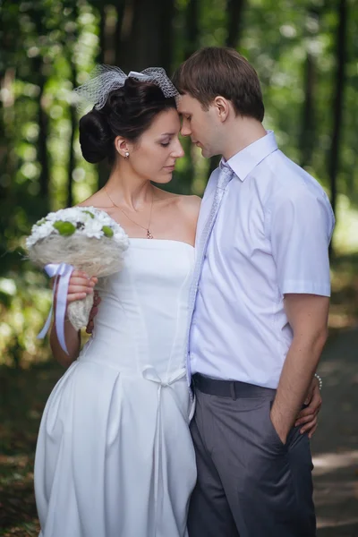 カップルの結婚式の肖像画 — ストック写真