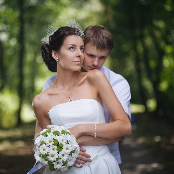 カップルの結婚式の肖像画 — ストック写真