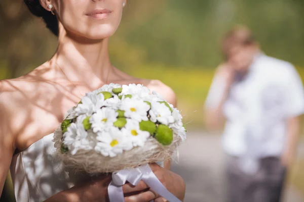 カップルの結婚式の肖像画 — ストック写真