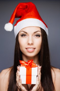 güzel bir Noel Baba kız