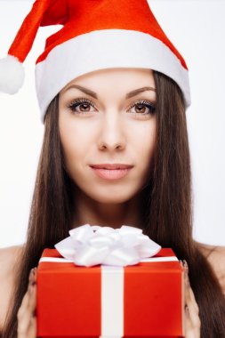 güzel bir Noel Baba kız