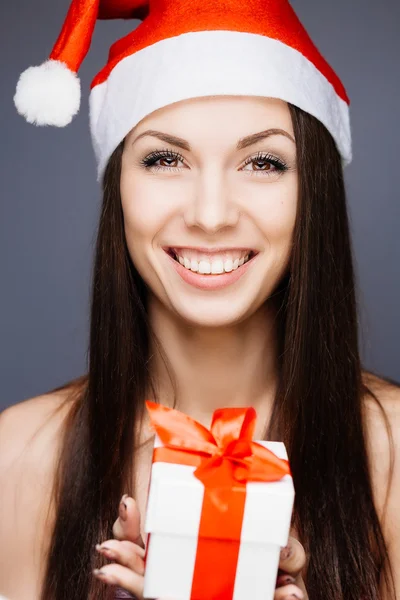 Hermosa chica santa — Foto de Stock