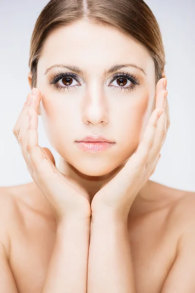 Glamour brunette — Stock Photo, Image