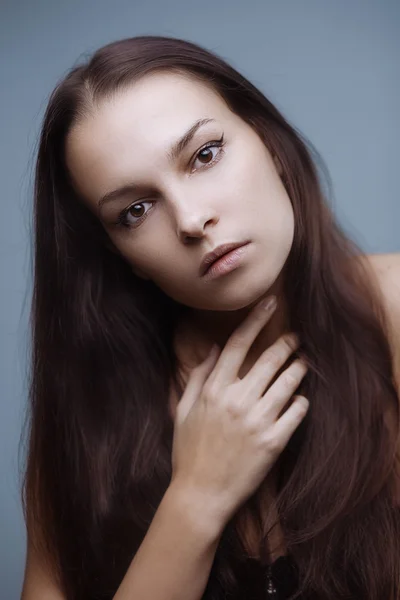 Brünette Schönheit — Stockfoto