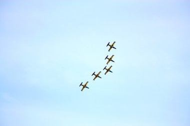 Jurmala, Letonya - 25 Temmuz: Letonya akrobasi görüntü inci takım