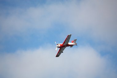 Riga, Letonya - Ağustos 20: Rusya svetlana kapanina dan pilot