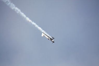 Riga, Letonya - Ağustos 20: Finlandiya pilot sami kontio kap üzerinde