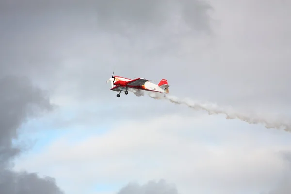 RIGA, LATVIA - AGOSTO 20: Piloto da Rússia Svetlana Kapanina em — Fotografia de Stock