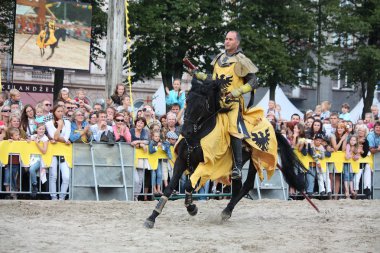 Riga, Letonya - devils Atlısı St Ağustos 21:dan naporus