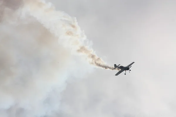 Riga, Łotwa - 21 sierpnia: pilot jurgis kairys w Rydze kilka minut — Zdjęcie stockowe